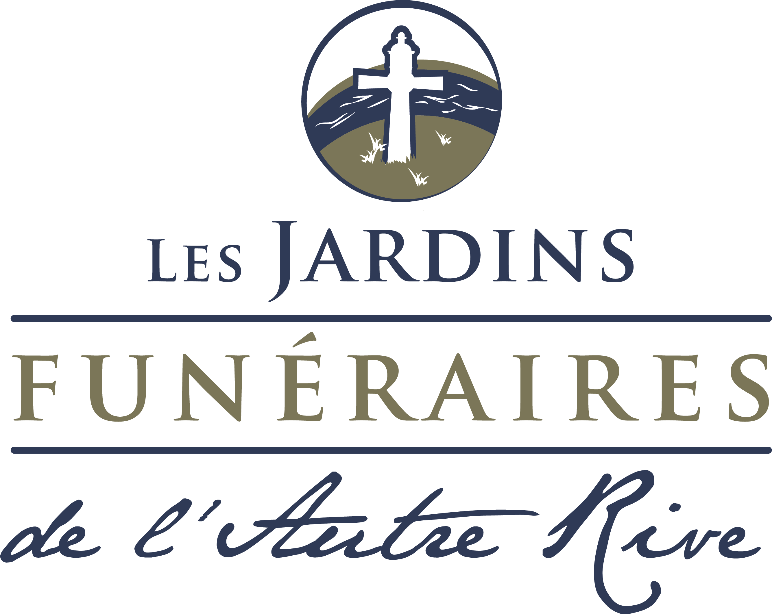 logo de la compagnie des cimetières Les Jardins funéraires de l'Autre Rive